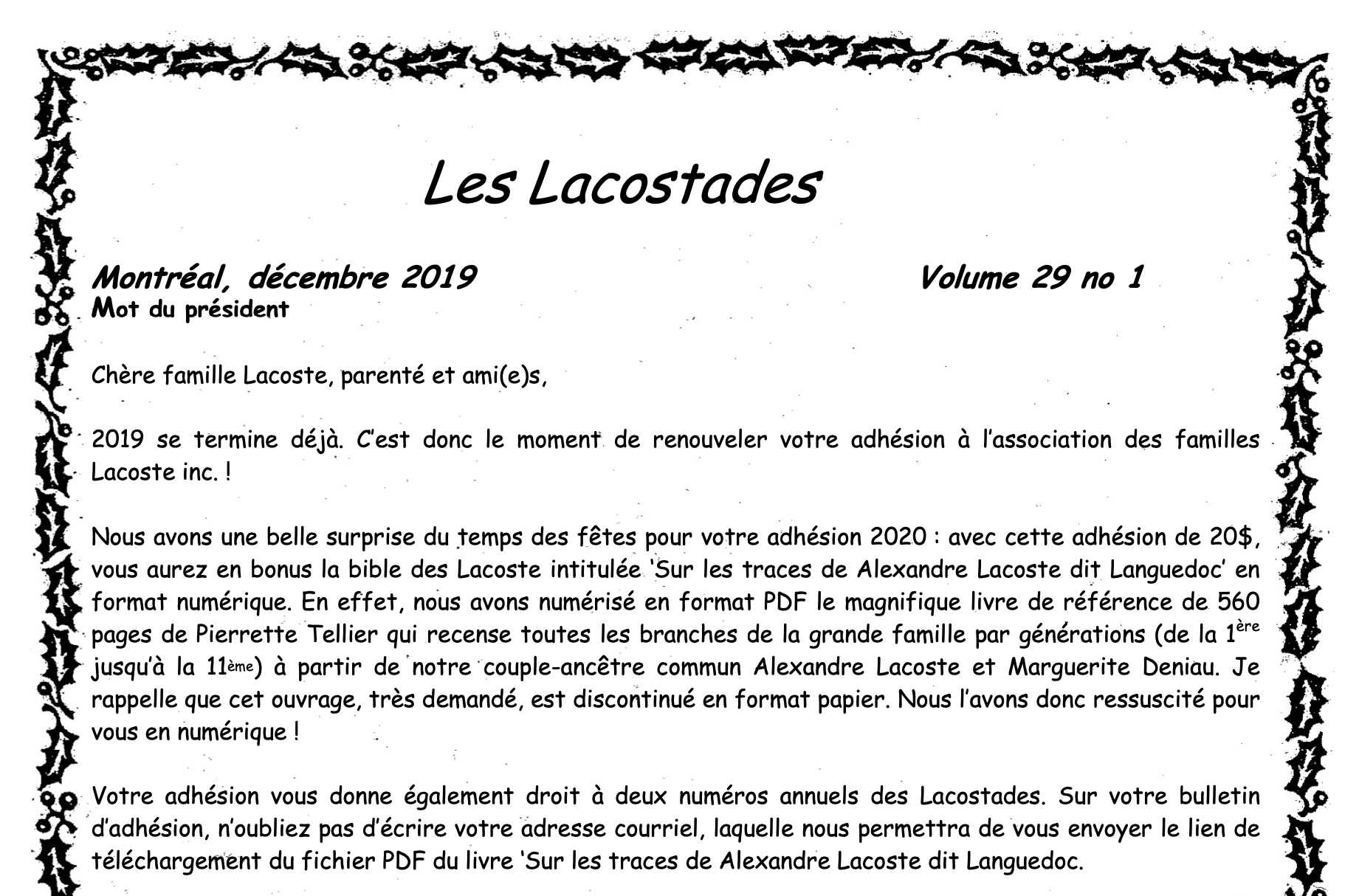 Lacostades vol 29 no 1